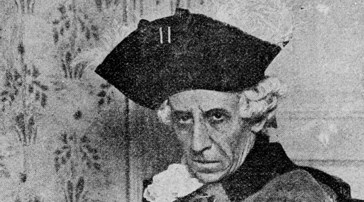  Ludwik Solski w roli Fryderyka Wielkiego w Teatrze Miejskim we Lwowie w 1925 roku.  