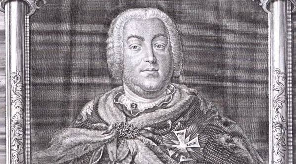  Portret króla Augusta III  (Fridrich August König in Polen etc.)  