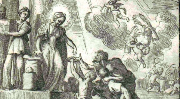  "Kwiat X. Iałmużnica, wszystkich Dobrodźieyka."  