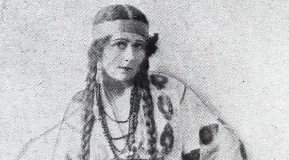  Mieczysława Ćwiklińska w operetce "Skowronek" Lehara.  