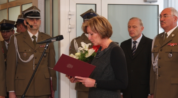  Ceremonia odsłonięcia tablicy pamięci generała Franciszka Gągora w siedzibie Sztabu Generalnego w Warszawie  25.10.2011 r.  