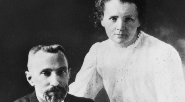  Pierre Curie i Maria Skłodowska Curie.  