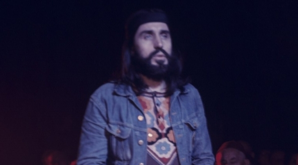  Czesław Niemen w trakcie realizacji filmu Ryszarda Czekały "Zofia" w 1976 roku.  