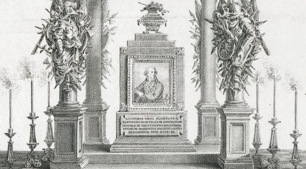  Katafalk wystawiony podczas żałobnego nabożeństwa za duszę S.P.I.O. Xięcia Adama Czartoryskiego  