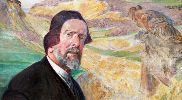  "Autoportret na tle polskiej drogi" Jacka Malczewskiego.  