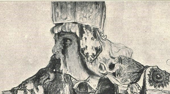  Józef Sosnowski w roli Bolesława w "Bolesławie Śmiałym" S. Wyspiańskiego .  