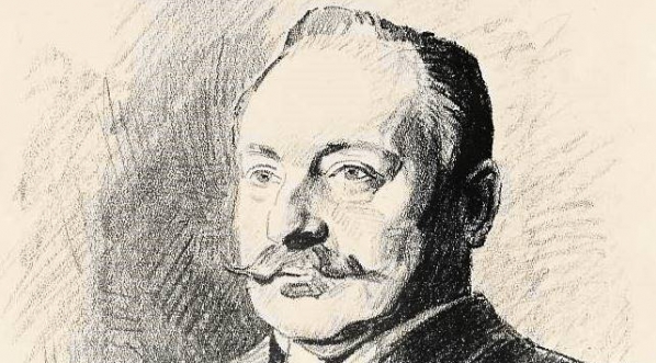  "Portret Stanisława Głąbińskiego" wykonany przez Stanisława Lentza.  