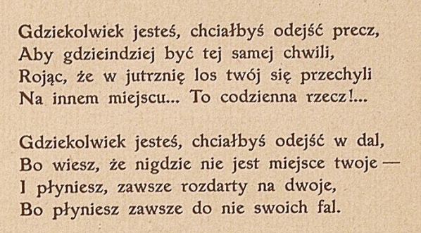  "Rozmyślania" Antoniego Langego.  