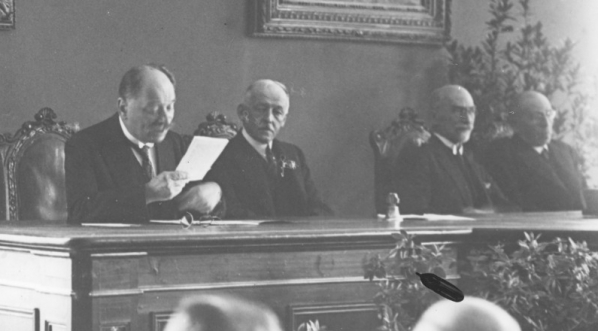  Walne Zgromadzenie Polskiej Akademii Umiejętności w czerwcu 1933 roku.  