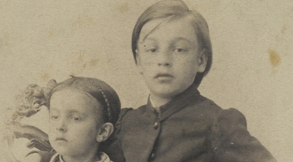  Portret Konrada Prószyńskiego z siostrą Zenoną.  