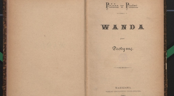  Deotyma [Jadwiga Łuszczewska] "Wanda" (strona tytułowa)  