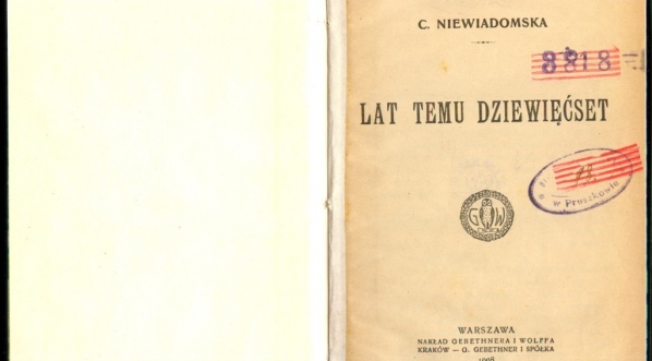  Cecylia Niewiadomska "Lat temu dziewięćset"  (strona tytułowa)  