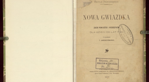  Cecylia Niewiadomska "Nowa gwiazdka. Zbiór powiastek i wierszyków dla dzieci od lat 7-10"  (strona tytułowa)  