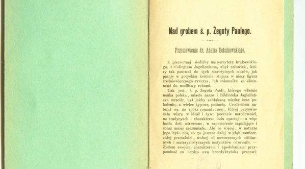  Adam Bełcikowski "Nad grobem ś. p. Żegoty Paulego" (strona tytułowa)  