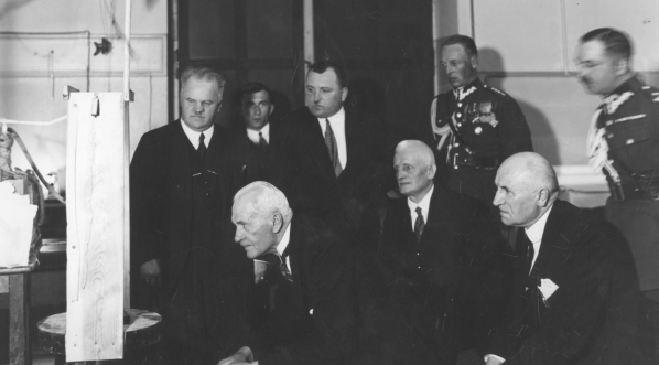  Wizyta prezydenta RP Ignacego Mościckiego na Politechnice Warszawskiej.  (czerwiec 1931 r.)  