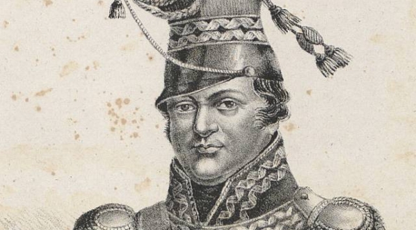  Jan Henryk Dąbrowski w litografii Adolfa Piwarskiego (?)  