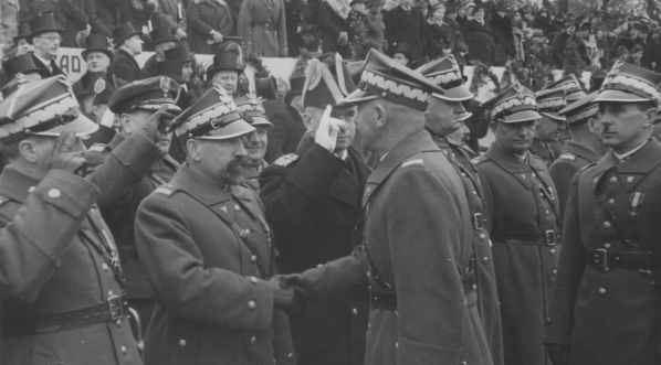  Obchody Święta Niepodległości w Warszawie w listopadzie 1938 roku.  