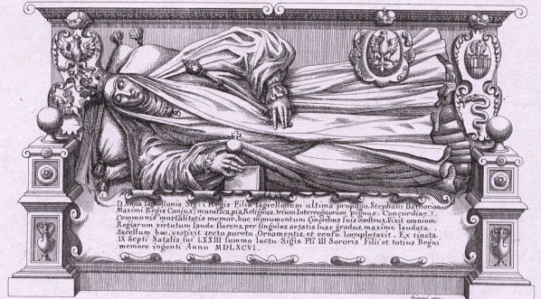  Nagrobek królowej Anny Jagiellonki, żony króla Stefana Batorego  