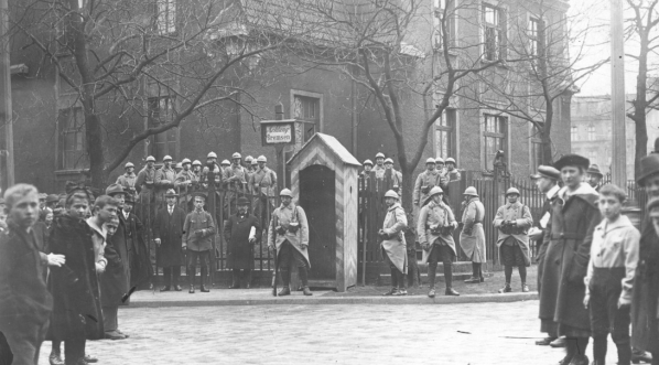  Plebiscyt na Śląsku - posterunek francuski. (20 marca 1921 r.)  