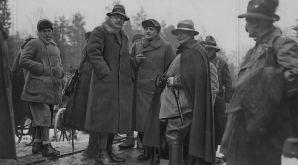  Wizyta premiera Prus Hermanna Goringa w Białowieży w lutym 1935 roku.  