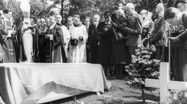  Pogrzeb gen. Władysława Sikorskiego w Newark  16.07.1943 r.  