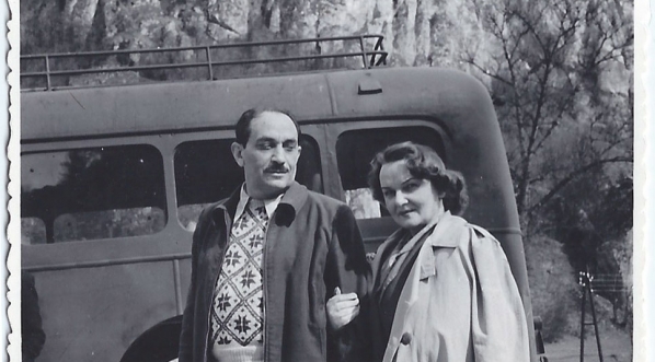  Ludwik Starski wraz z żoną Marią  