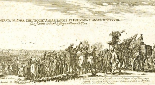  Wjazd Jerzego Ossolińskiego do Rzymu w 1633 roku (jedna z części)  