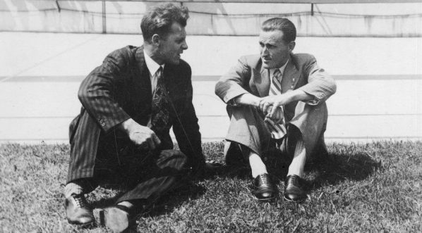  Janusz Kusociński w czasie Igrzysk Olimpijskich w Los Angeles w 1932 roku.  