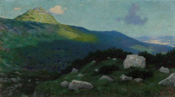  "Krajobraz podgórski"  Eligiusza Niewiadomskiego.  