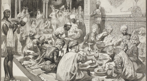  "Uczta wschodnia"  Wacława Pawliszaka.  