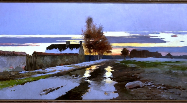  "Świt" ("Pejzaż - Roztopy") Józefa Rapackiego.  