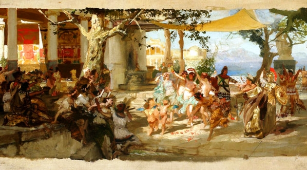  "Sąd Parysa" Henryka Siemiradzkiego.  