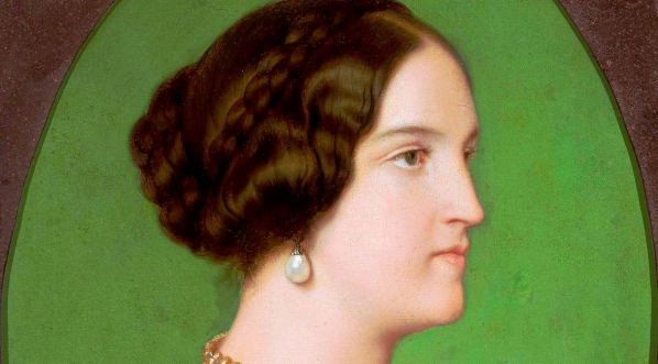  Fragment "Portretu Delfiny Potockiej"Paula Delaroche`a.  