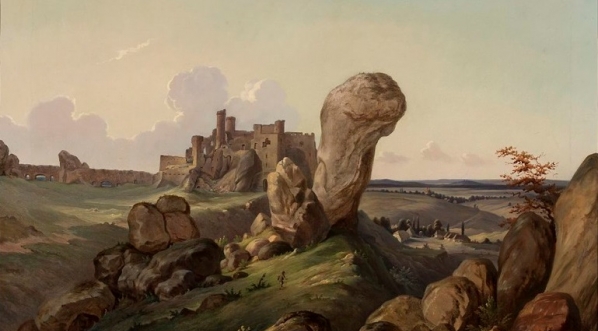  "Pejzaż podgórski - Ogrodzieniec" Jana Nepomucena Głowackiego.  