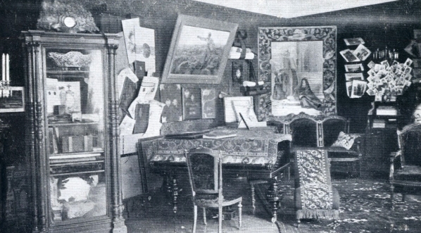  Salon przyjęć Elizy Orzeszkowej z kolekcją jubileuszowych darów.  