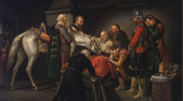 "Śmierć Czarnieckiego" Leopolda Löfflera.  