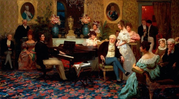  "Koncert Chopina" Henryka Siemiradzkiego.  