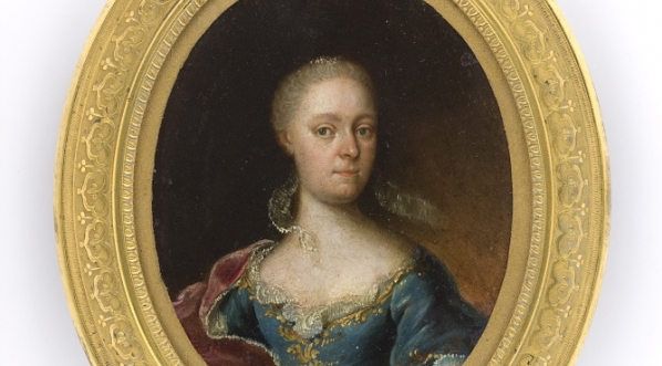  "Królowa Francji, Maria Leszczyńska (?) jako młoda dziewczyna."  