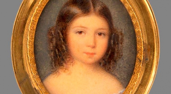  "Portret Delfiny Komarówny jako małej dziewczynki, w przyszłości Mieczysławowej Potockiej" Jeana Charlesa Oliviera.  