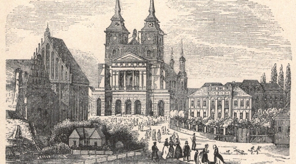  "Kościół katedralny w Poznaniu."  