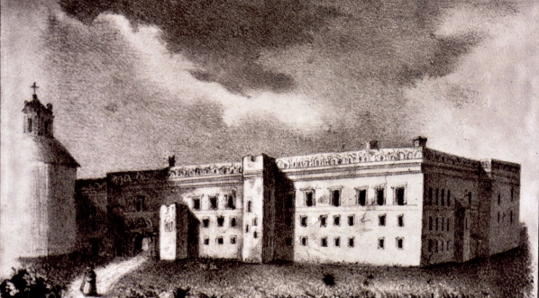  Ruiny zamku w Wilnie.  