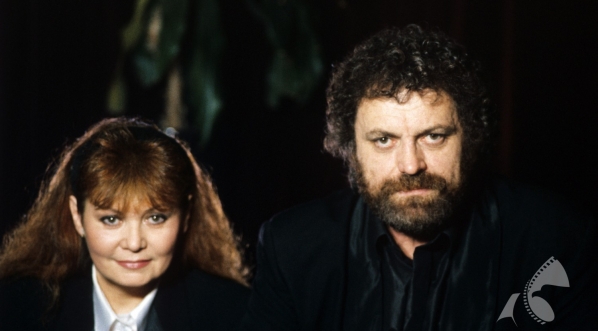  Aktorka Iga Cembrzyńska i reżyser Andrzej Kondratiuk.  