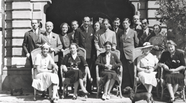  Wizyta księcia Kentu Jerzego Windsora z małżonką Mariną w Polsce w sierpniu 1937 roku.  