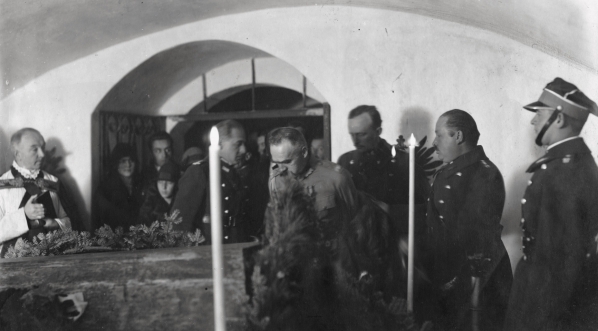  Wizyta Marszałka Polski Józefa Piłsudskiego u książąt Radziwiłłów w Nieświeżu w październiku 1926 roku (4).  