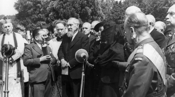  Pogrzeb gen. Władysława Sikorskiego w Newark  16.07.1943 roku.  