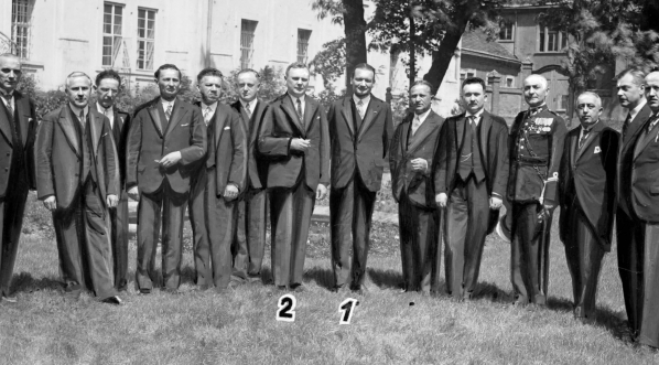  Pożegnanie wicewojewody poznańskiego Wawrzyńca Typrowicza w 1931 roku.  