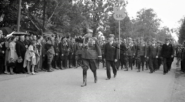  Zjazd legionistów w Krakowie 6.08.1939 roku.  