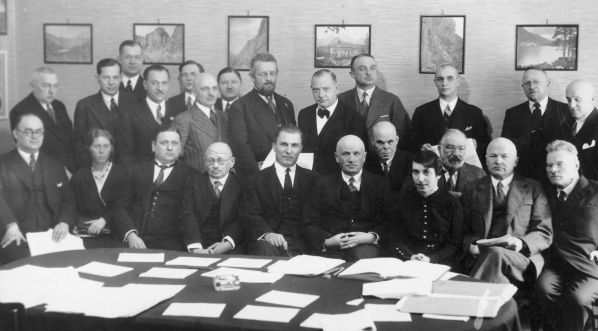  Zjazd delegatów Związku Polskich Towarzystw Turystycznych w Warszawie 6.03.1932 roku.  