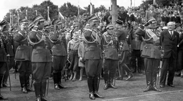  Uroczystości 10-lecia rządów prezydenta RP Ignacego Mościckiego w Warszawie  3.06.1936 r.  