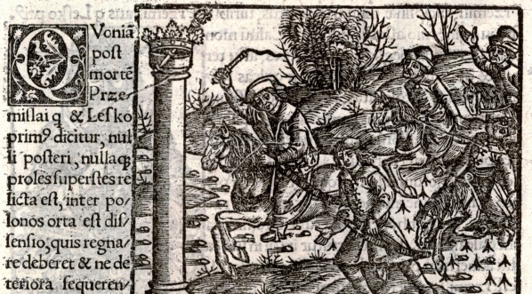  "Chronica Polonoru[m]" Macieja Miechowity. (4)  